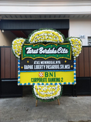 Papan Bunga Duka di Ancol Pasir