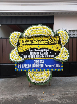 Papan Bunga Duka di Ancol Pasir