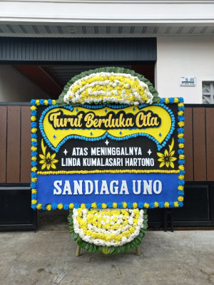 Papan Bunga Duka di Ancol Pasir