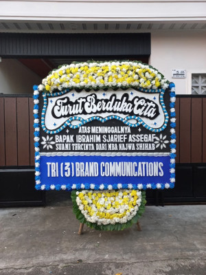 Papan Bunga Duka di Ancol Pasir